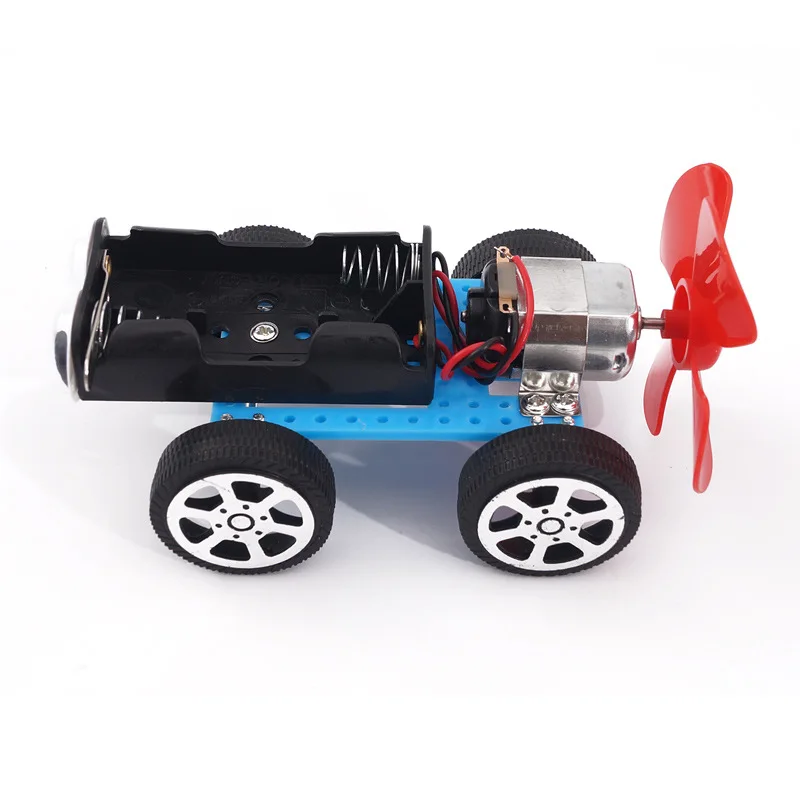 Stem Toy Diy 3d Wooden Aerodynamic Trolley Physical Learning Toy ...