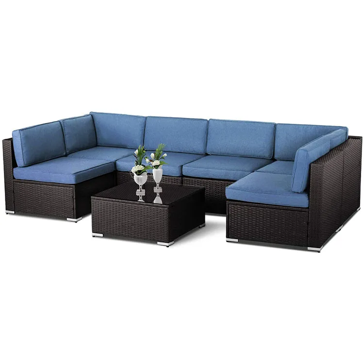 Outdoor Rattan Furniture Set Garden Sofa Outdoor Patio Set - Buy 