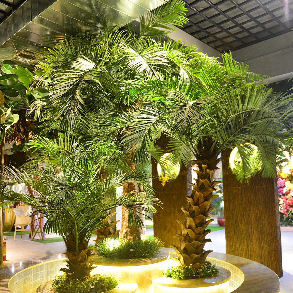 Wholesale Fire Retardant Craftsmanship Artificial Big Date Palm Trees
