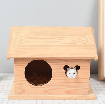 简易手工小动物的房子图片
