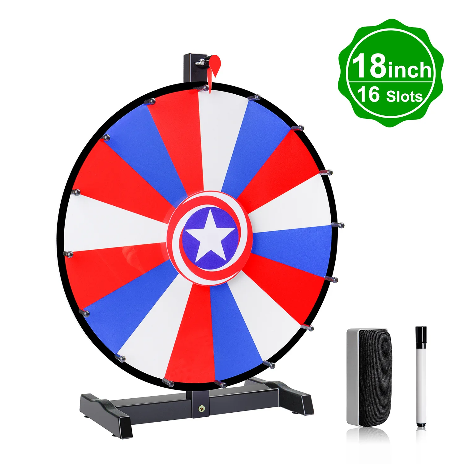 Dry Erase Roulette Spinner Prize Wheel Of Fortune Tabletop Spinning ...