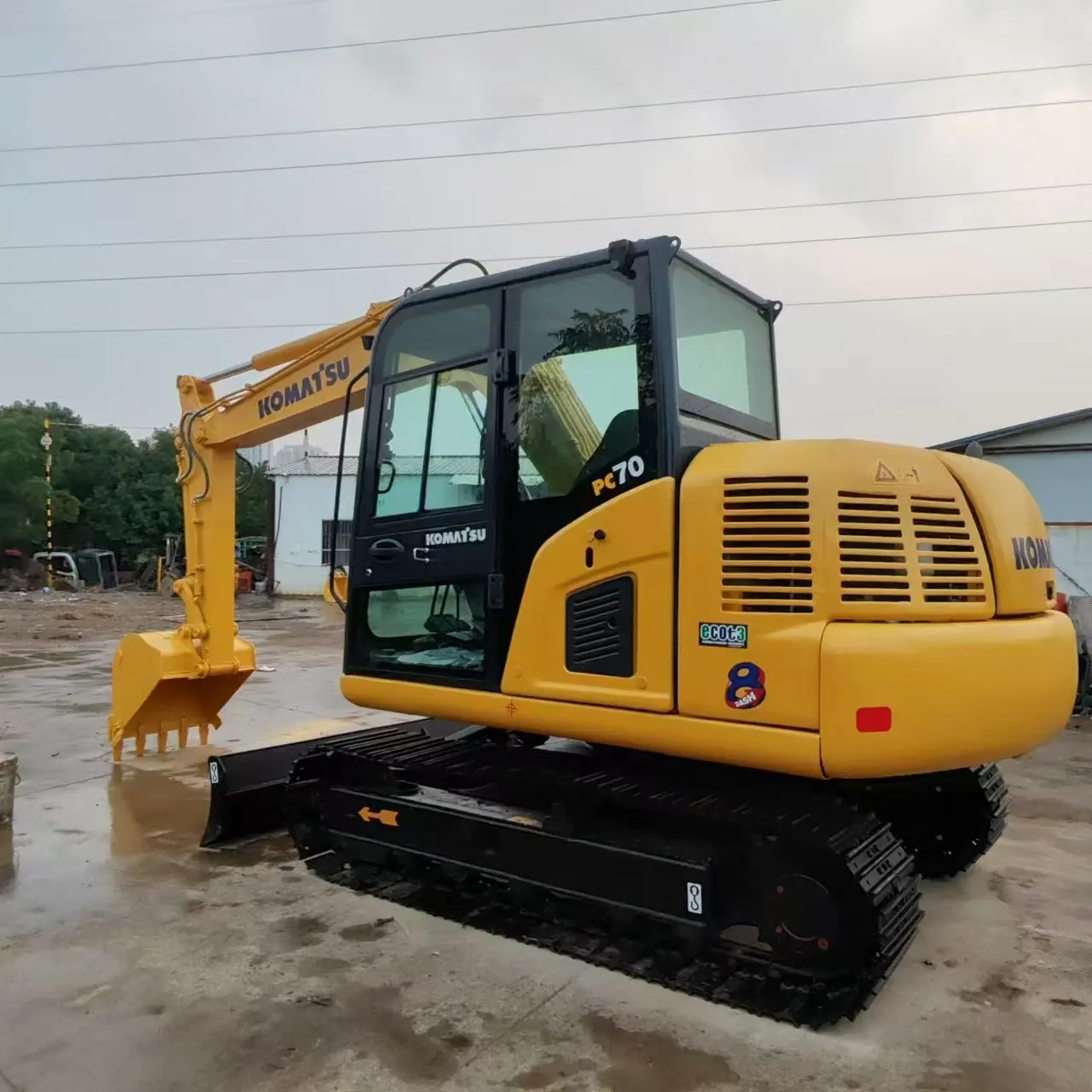 7 Tons Komatsu Excavator EPR Germany Packaging Second Hand PC70 Used ...