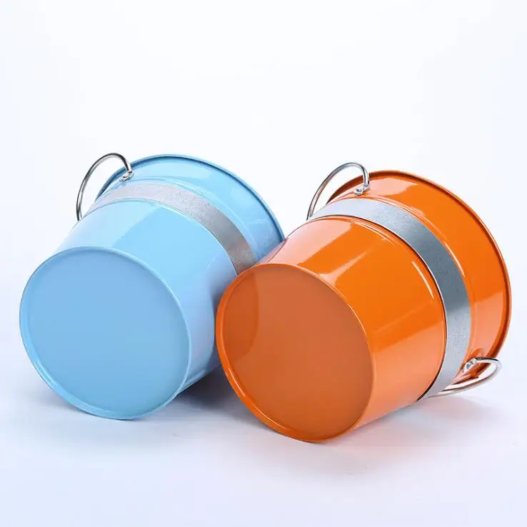 Wholesale Metal Flower Pot Bucket For Home And Garden Buy Color Tin
