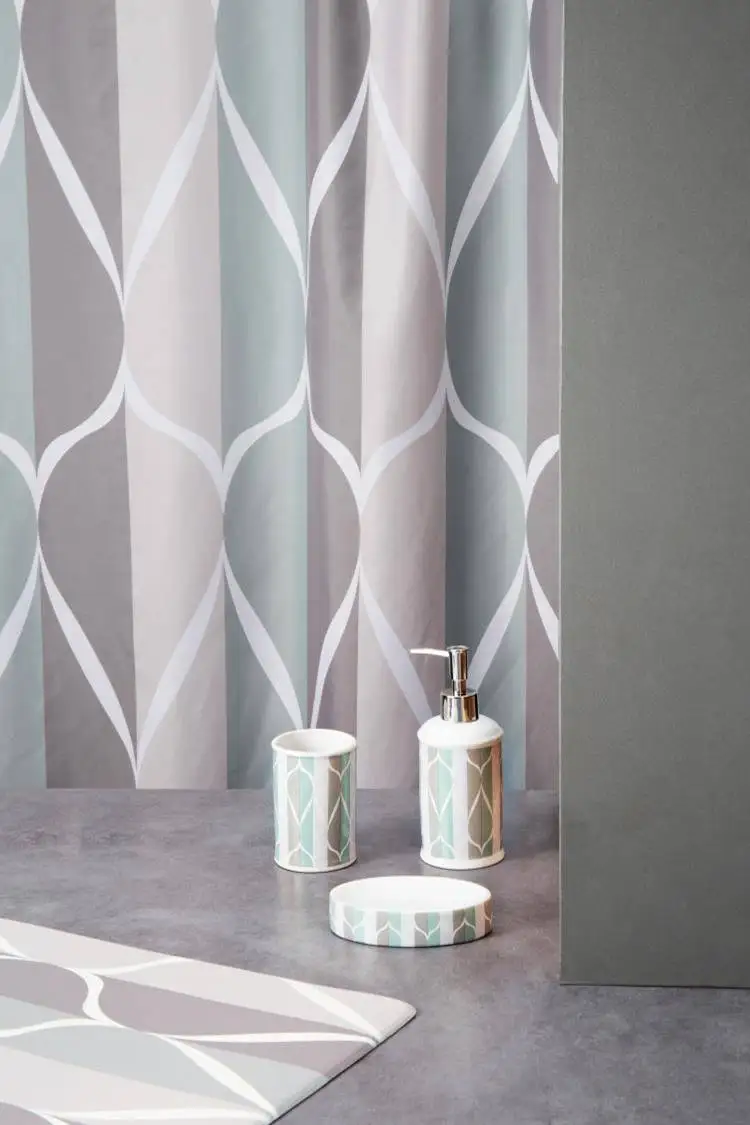 good design oval anti slip pvc bathmat