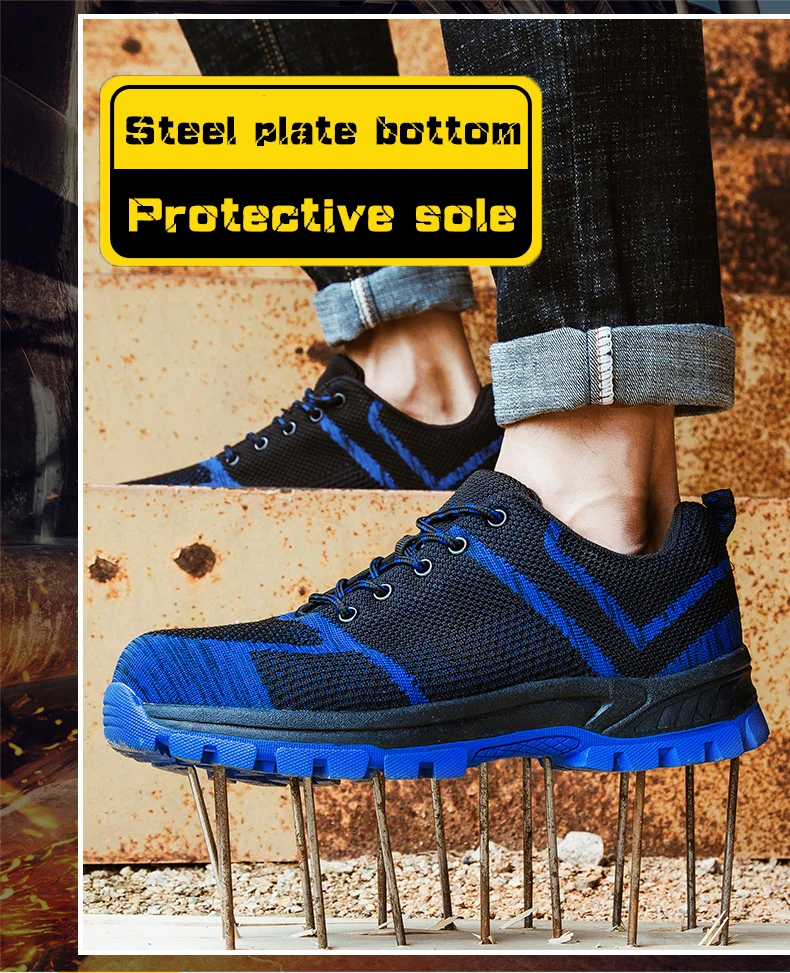 mens work safety trainers