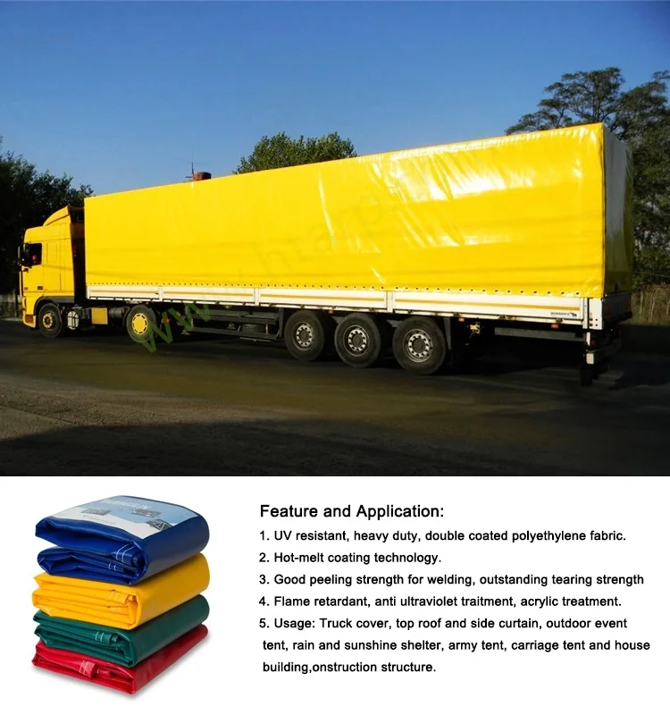 Pvc Coated Tarpaulin Truck Cover Factory