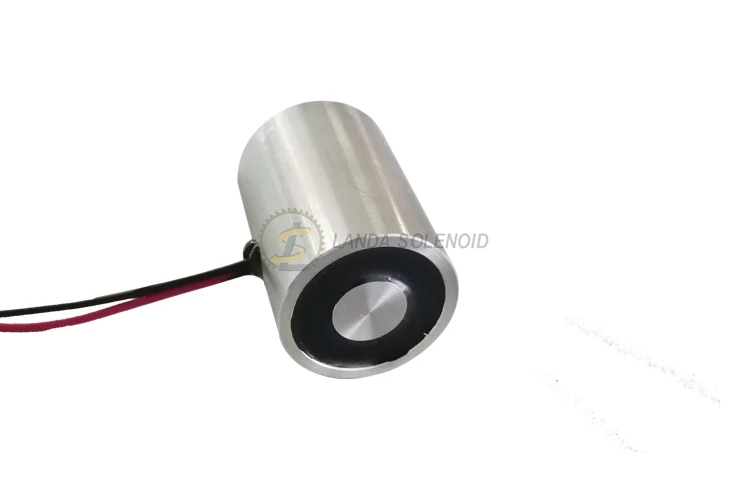 15Kg 30Lbs Dc 6v 12v 24v Keep Solenoid Permanent Circular Holding Reverse Electromagnet