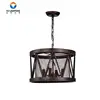 Extravagant Kitchen Wood Beaded Chandelier Tropical