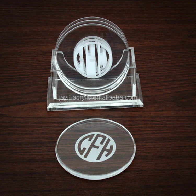 Jayi Factory Wholesale Custom Clear Acrylic Coasters For Drinks Buy
