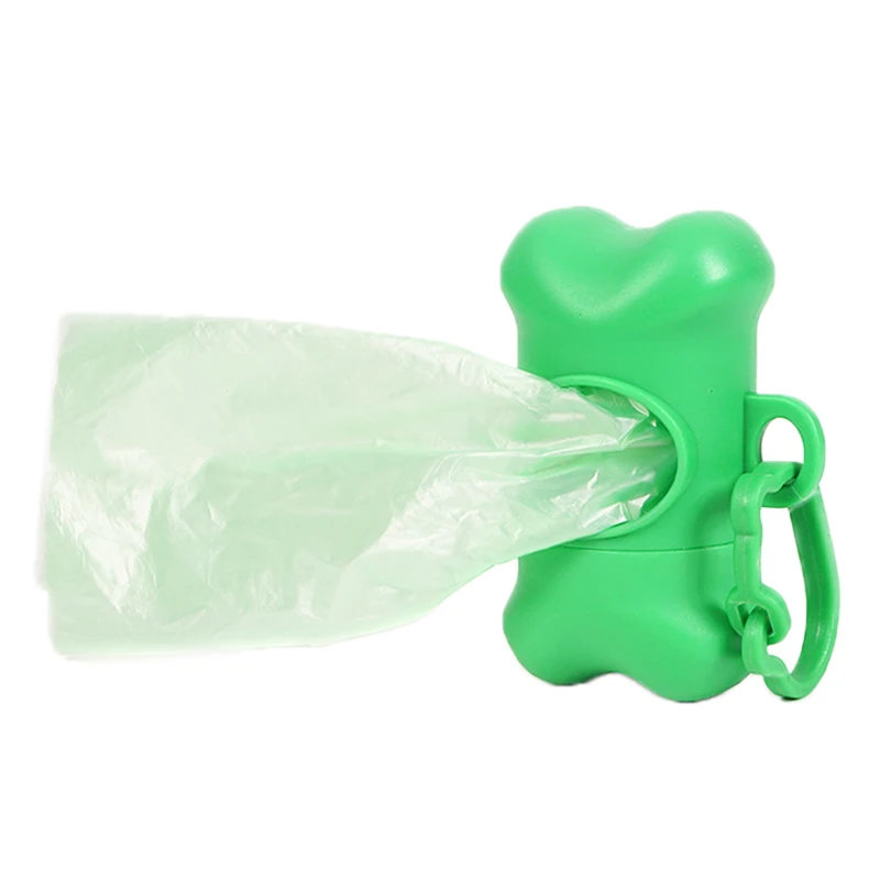 Wholesale Bone Shaped Dog Poop Waste Bag Holder,Custom Logo Printed Plastic Dog Poop Bag
