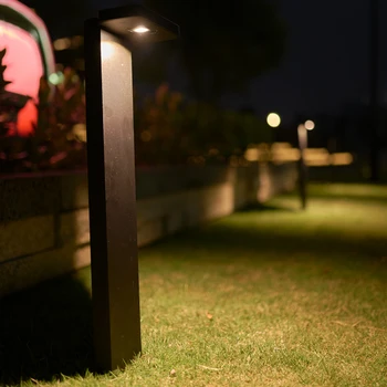 Outdoor Colored Cast Light Bollard Garden With 2 Directional Outdoor Colored Cast Light Bollard