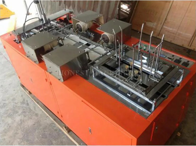 Full Automatic Food Paper Lunch Box Making Machine / Paper Lunch Box Making Machine / Disposable