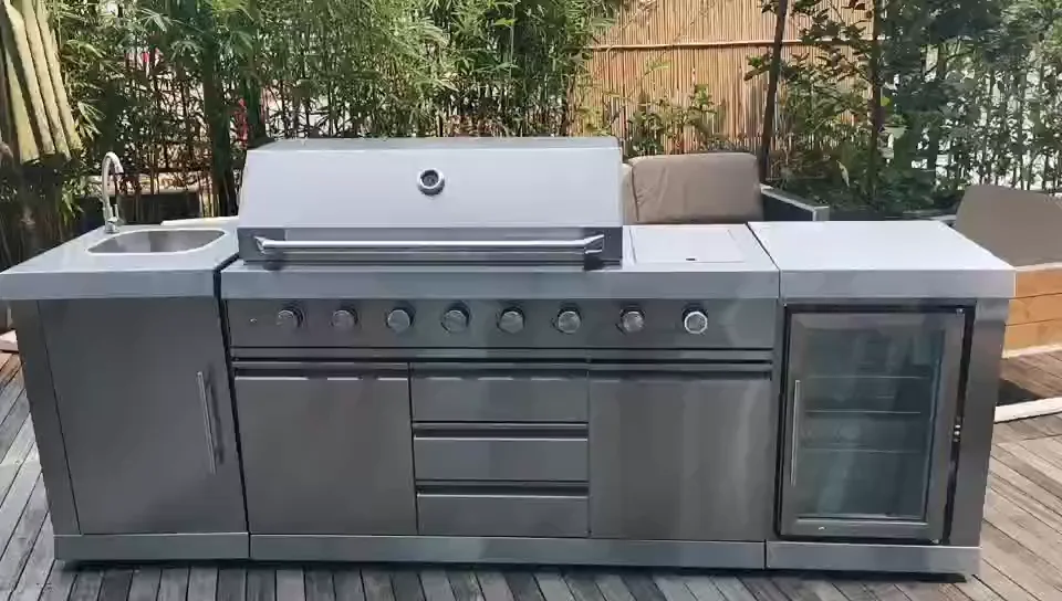 Bbq Grill Outdoor Kitchen Stainless Steel Outdoor Kitchen Island