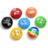 Assorted Happy Face Resin Chocolate Sweets Candy Flatback Assorted Face Emjoy Expression Chocolate Beans Cabochons Slime Charms