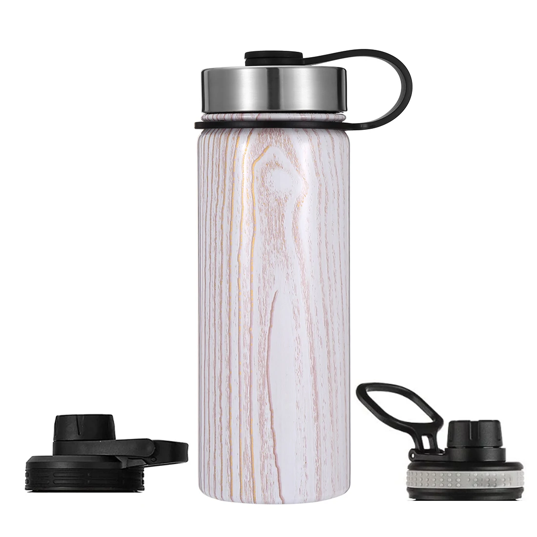 

Leak-Proof ports Bottle Double Walled Vacuum Insulated Thermos Flask 500ml tainless teel Insulated Water Bottle,1 Piece, Your color