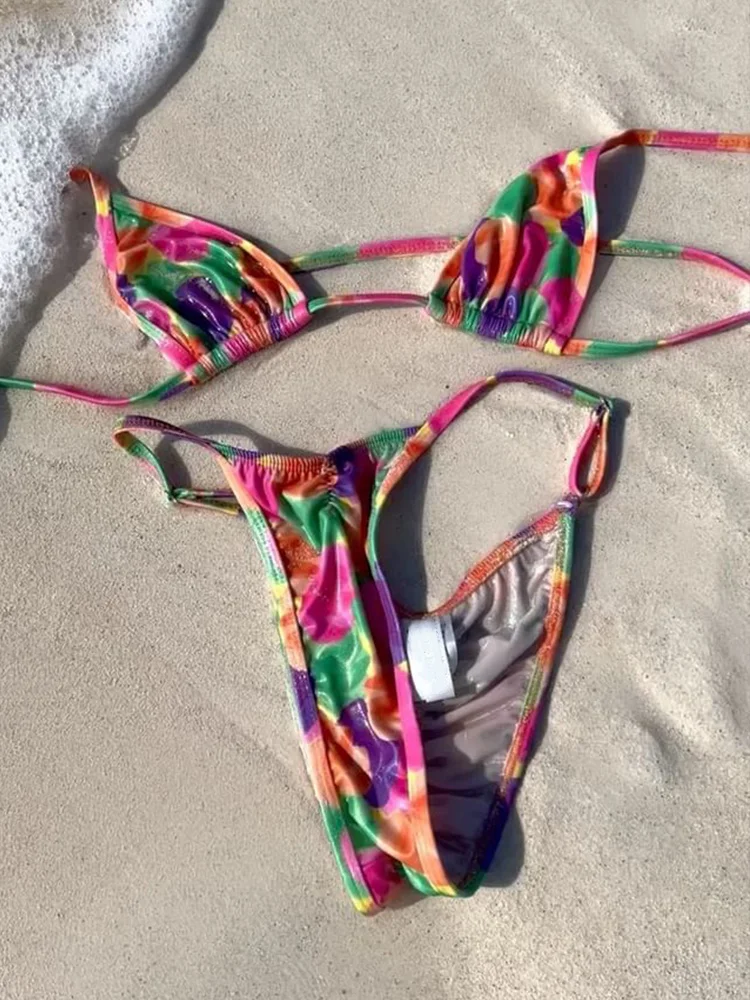 Antiuv Beautiful Women In Extreme Transparent Bikini Bathing Suit