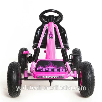 pink pedal go kart