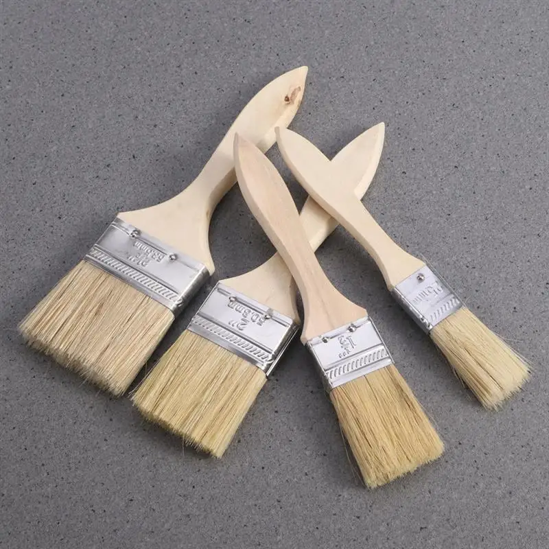 Pex 2inch Wall Bristle Paint Brushes Wooden Handle Painting Brushes