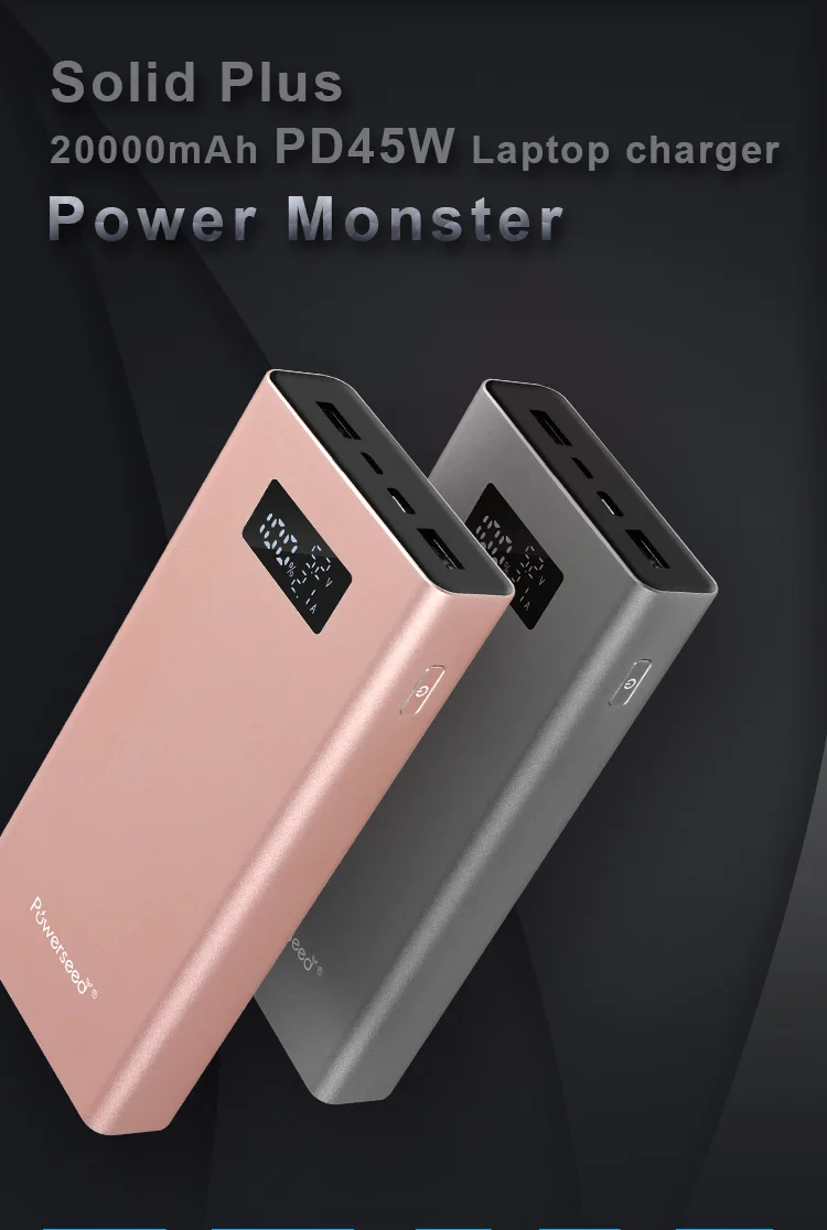 Powerseed Laptop 20000mah Power Bank Pd 45w Quick Charger Buy Laptop