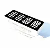 25.5mm 4 digit alphanumeric segment clock display module 475nm