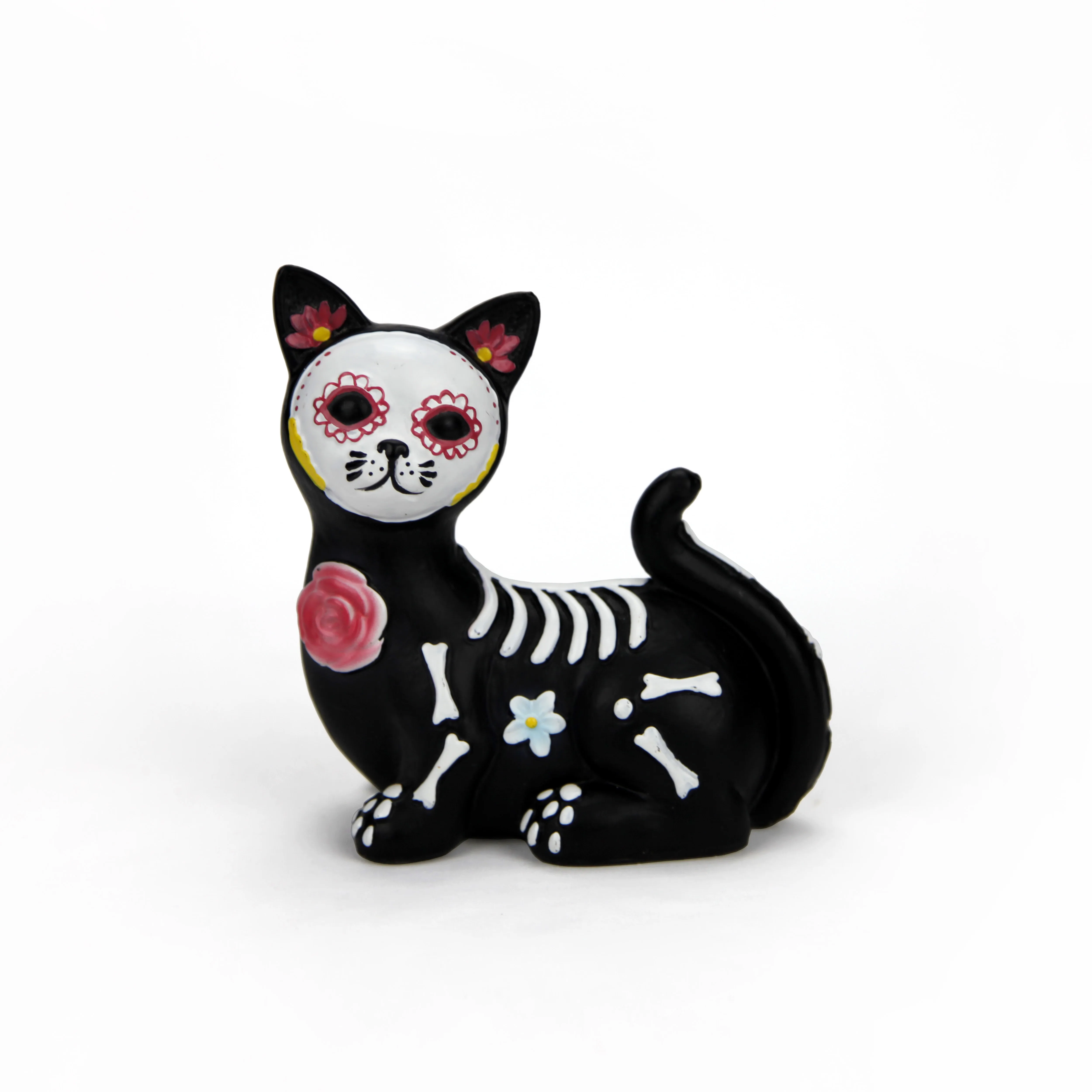 树脂墨西哥头骨猫万圣节死的日子 - buy 死猫,糖骷髅猫,糖骷髅墨西哥