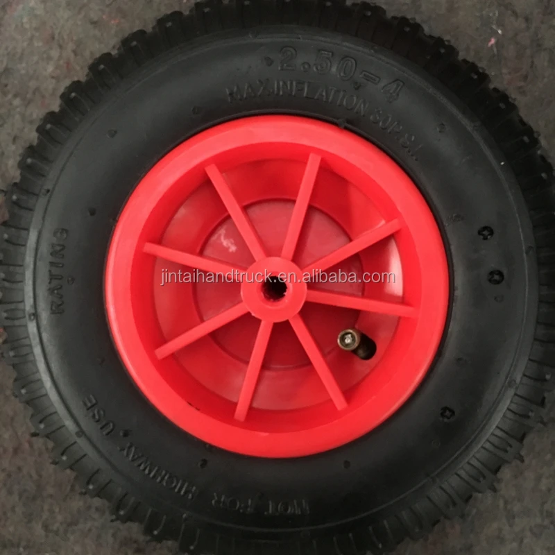 Wheelbarrow Inflatable Rubber Wheels 4.10 3.504 2.504 Hand Trolley