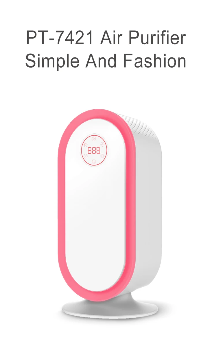 2020 japanese mini portable desktop activated carbon hepa pure  co2 air purifier for baby children