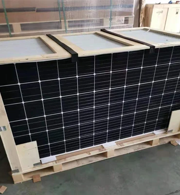 新到货单太阳能光伏组件 360 瓦 370wp 380 瓦双面板太阳能家庭太阳能