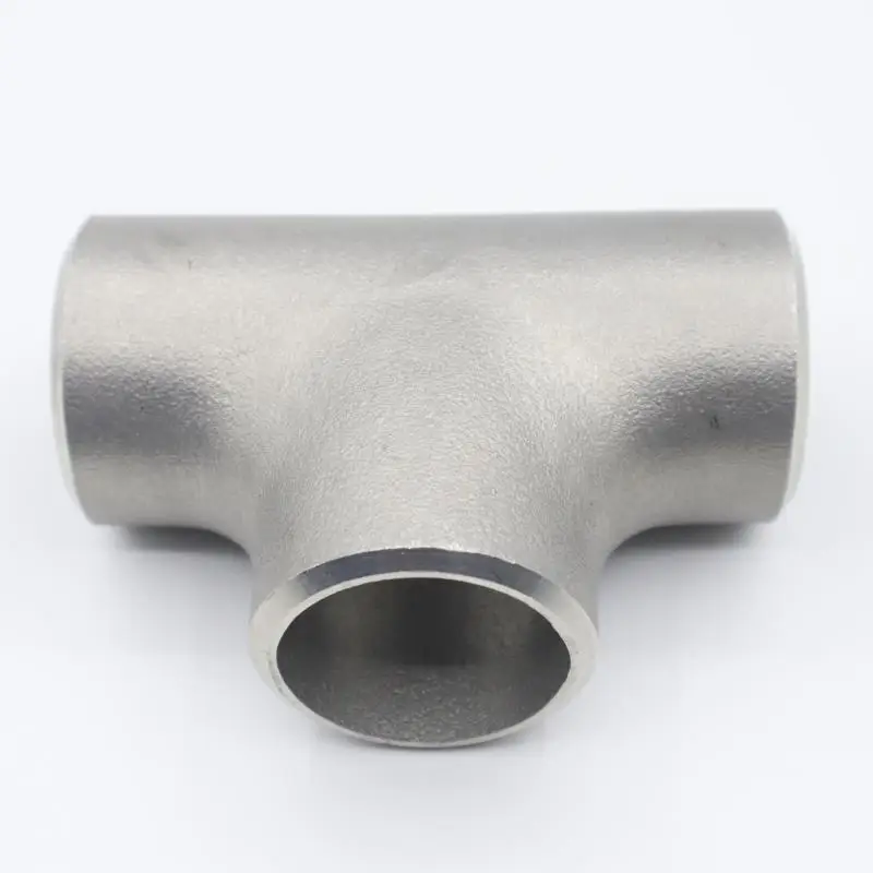 METAL Supplier Buttwelding Pipe Fittings ASTM A234 WPB stainless steel 304/316   seamless target Tee supplier