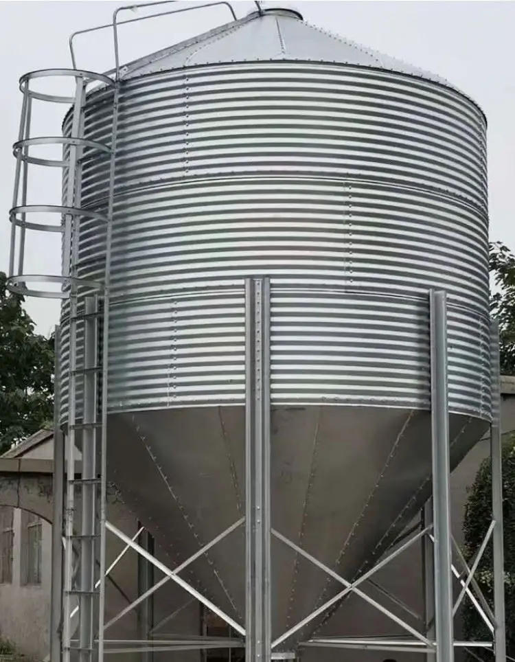 Livestock Animal Grain Feed Silo Pig Poultry Chicken Feed Silo Corn Silos Buy Pig Poultry