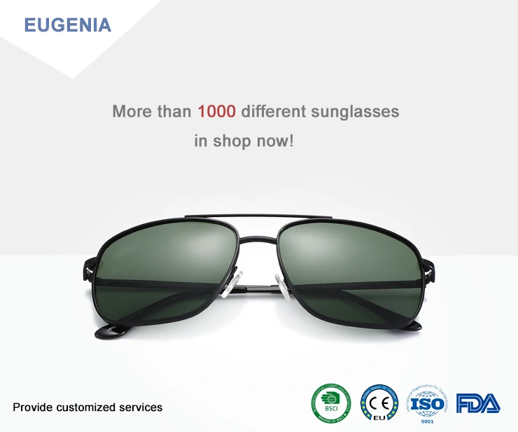 EUGENIA 2020 Polarized Men Newest Designer Sales With Stainless Frame Sunglasses-3