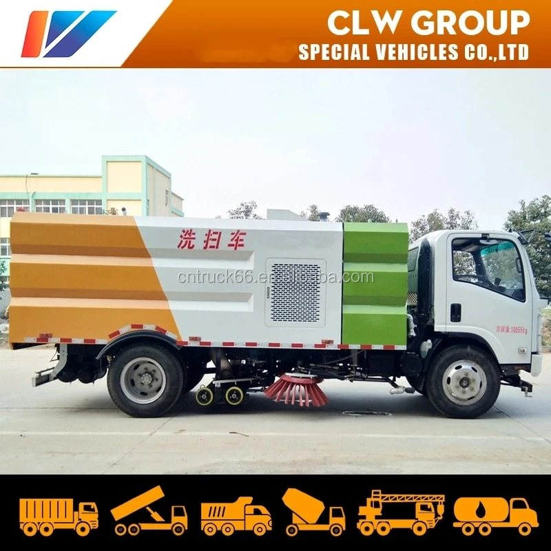 Multifunctional Sweeper and Washer Cleaner Truck