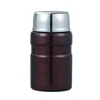 Double wall insulated stainless steel food storage container set 24oz Traveling thermos food jar for kids