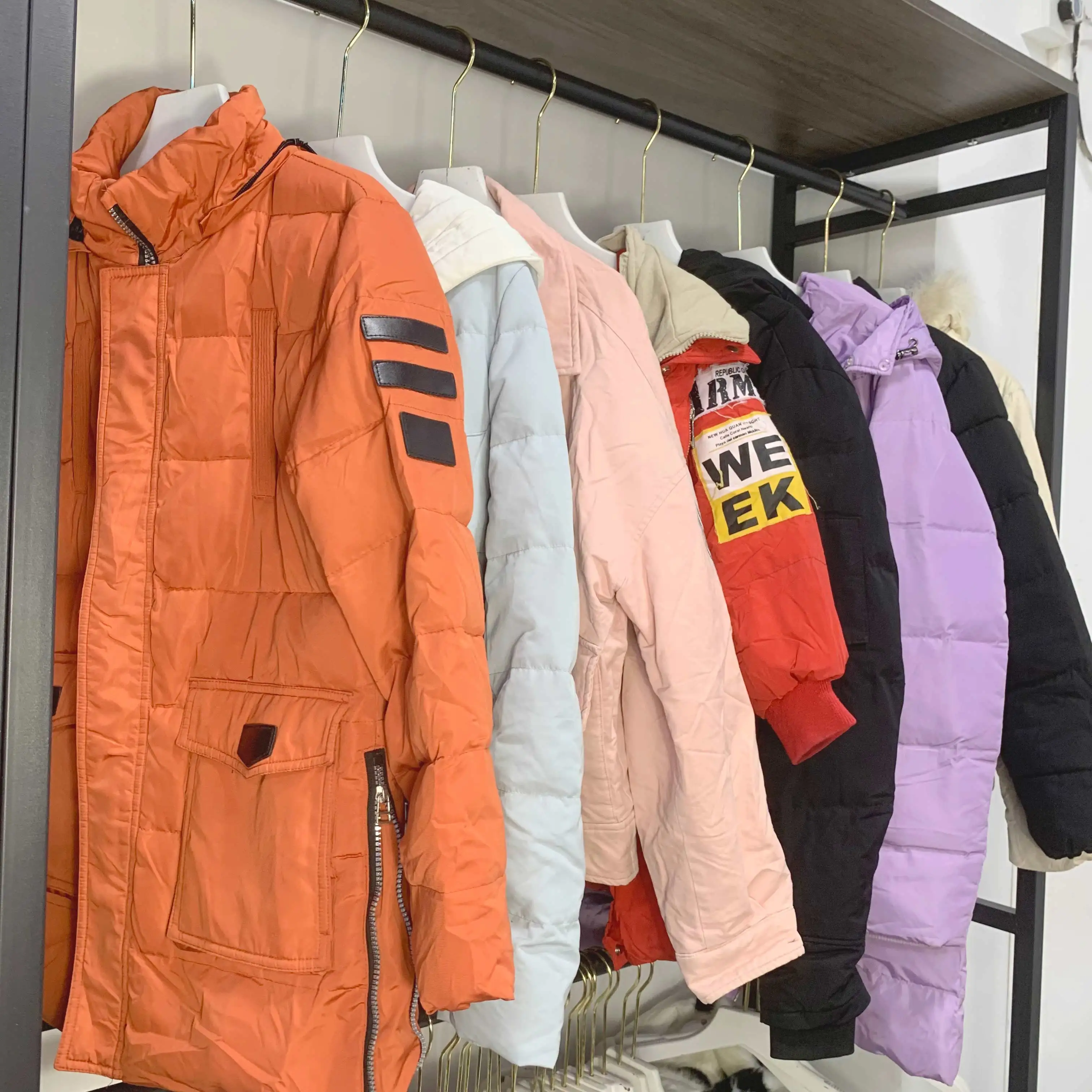 Wholesale Mixed Color Used Ladies Used Jacket Winter Used Winter