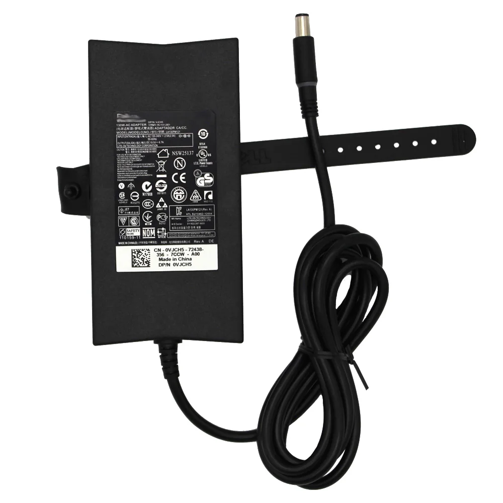 
19.5v 6.7a 130w Laptop ac Adapter ForDell pa-4e JU012 CM161 DA130PE1-00 LA130PM121 M600 M14 Power supply 