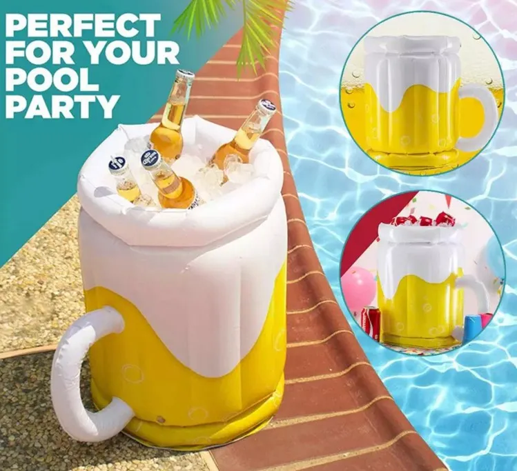 Large Pvc Inflatable Promotion Beer Ice Bucket Outdoor Ice Bucket Drink