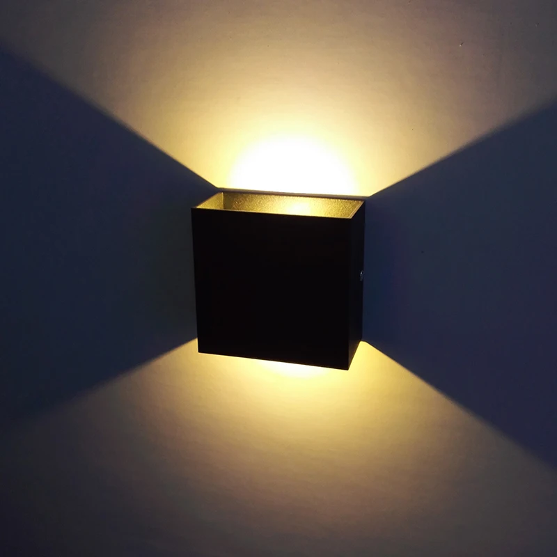Lámpara de pared LED montado en la pared interior de proyección LED co 