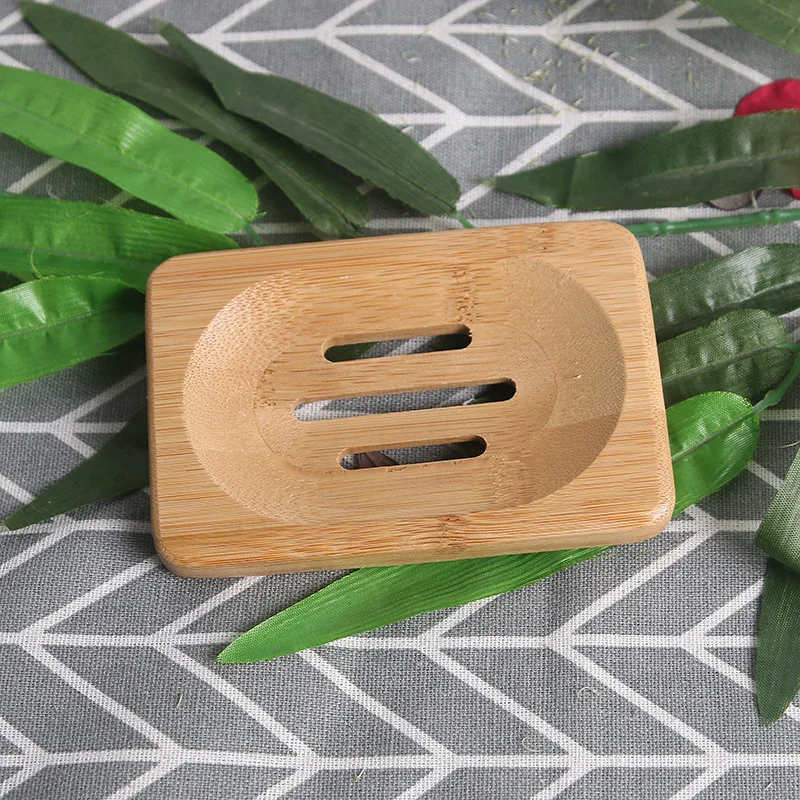 Wholesale Natural Bamboosoap Dish Tray Holder Bamboo Soap Dish Bamboo