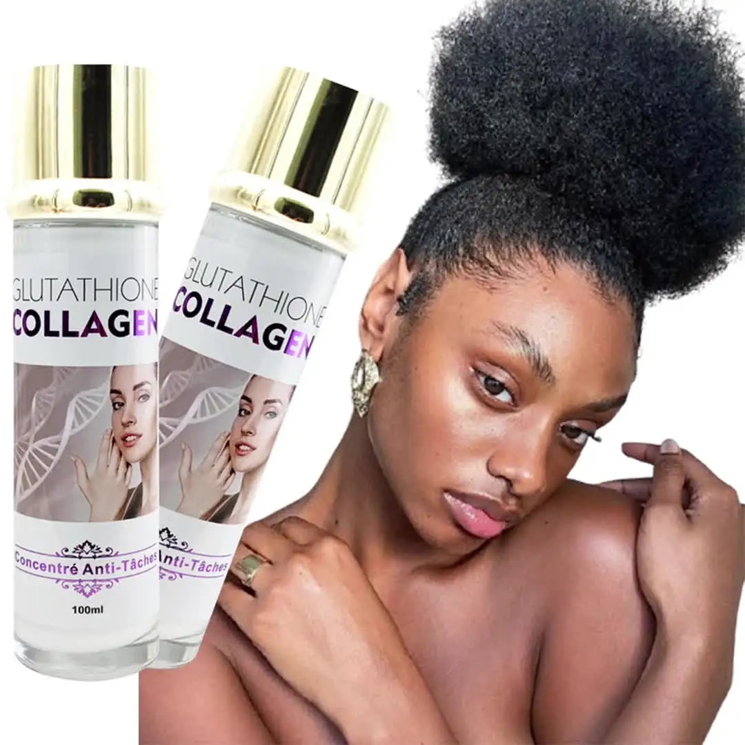 collagen l glutathione L-Glutathione Collagen Concentrate Anti-Taches Serum Whitening Firming  Removing Dark Spots Anti Wrinkle Beauty and Personal Care