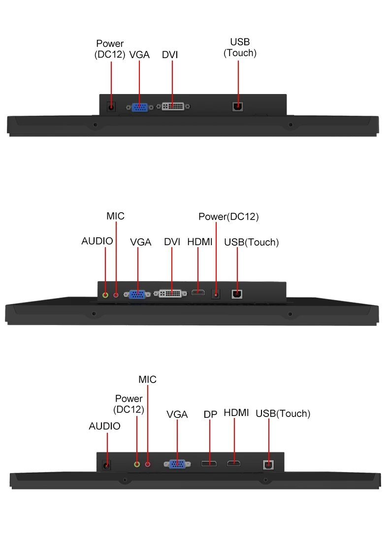 Touch Screen industrial LCD Monitor 32 inch