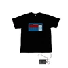 Sidiou Group Wholesale Sound Activated LED T Shirt Light Up And Down Flashing Equalizer EL T-Shirt