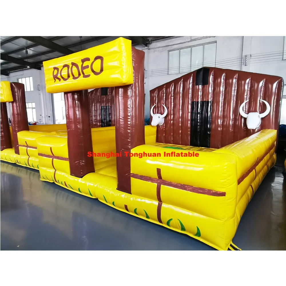 Inflatable Amusement Park Mechanical Romeo Bull Rides Bucking Bronco