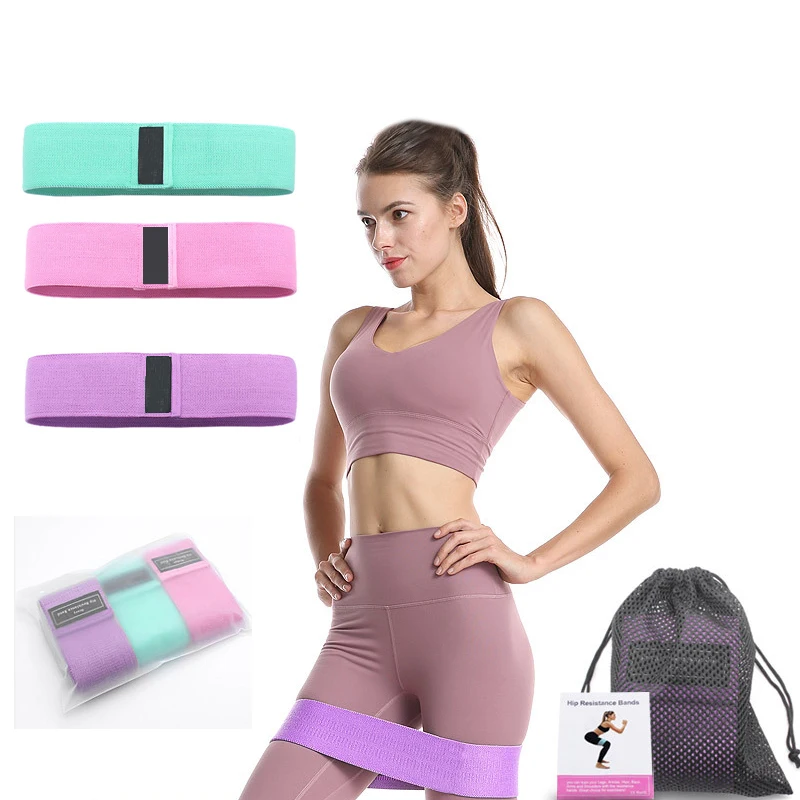3 In 1 Premium Resistance Bands Set For Yoga Squat Booty Activation