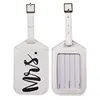 Mr. and Mrs. Honeymoon Wedding Bridal Shower Gift Cute Luggage Tag Travel Tags