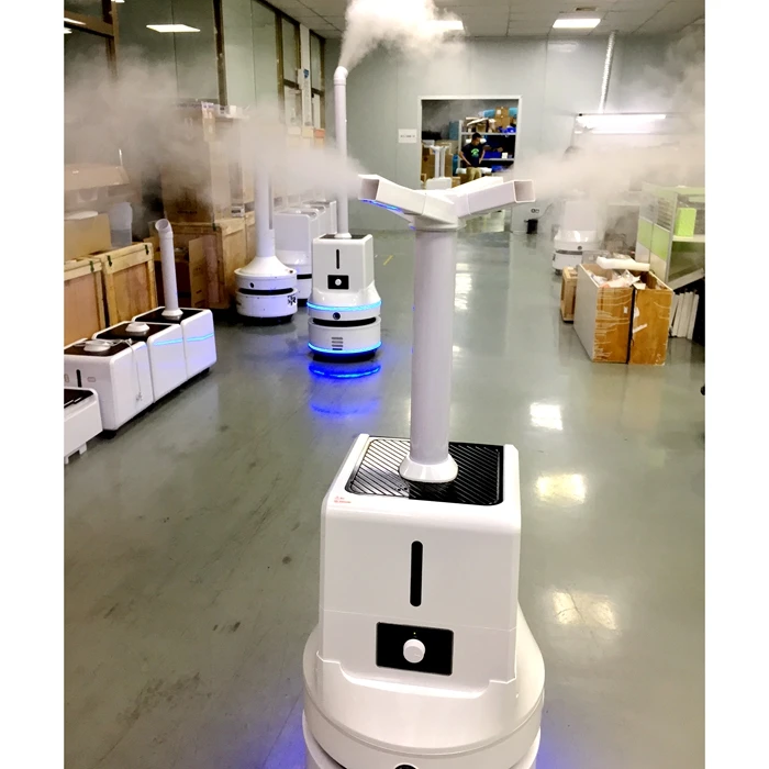 机器人消毒器超声波雾化器手机app操作遥控器人机分离激光雷达测绘