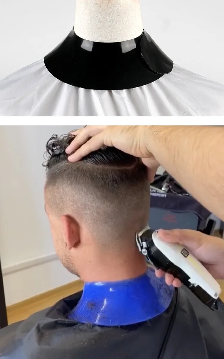 Silicone Neck Barber Cape Collar Haircut Silicone Bib Barber Capes
