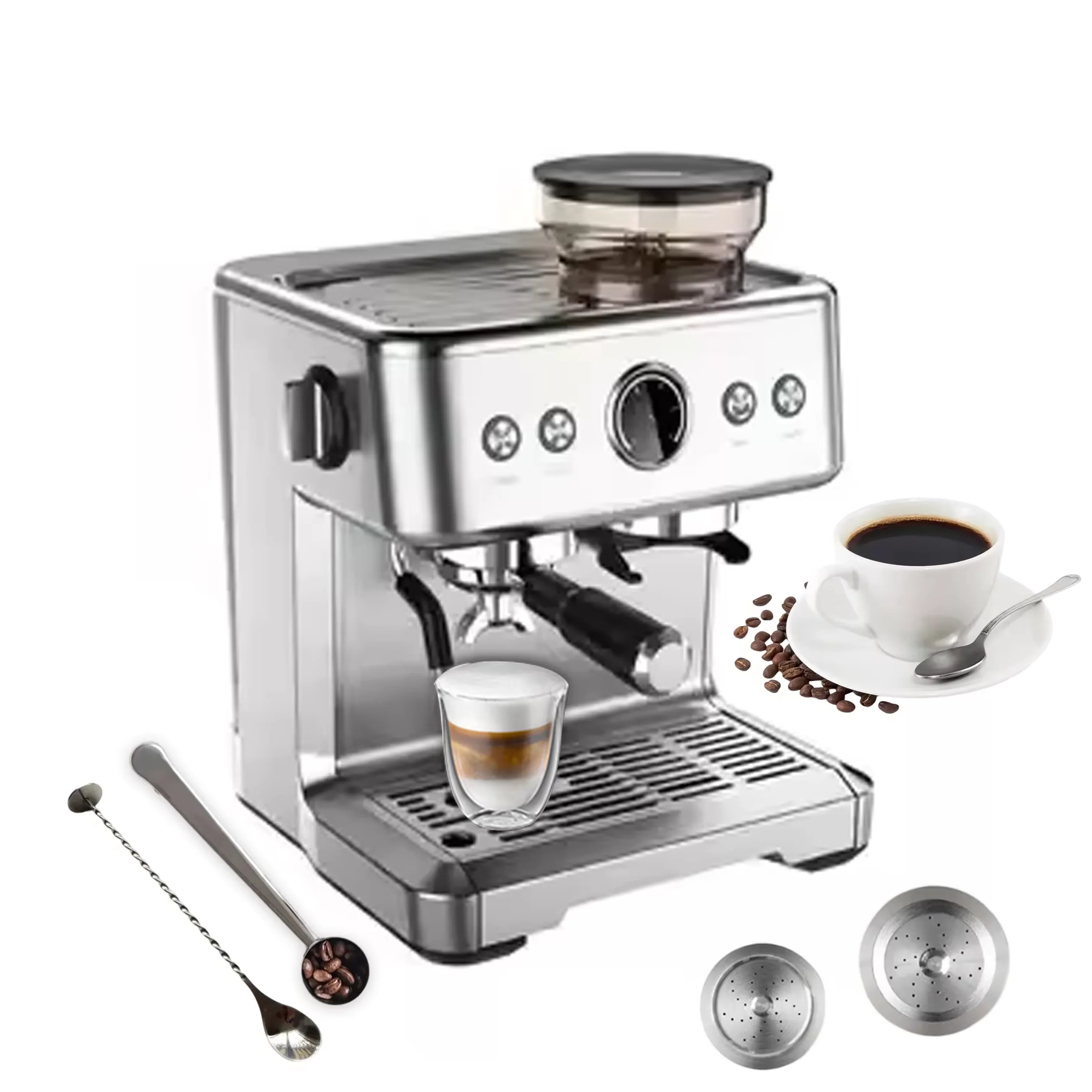 Multi Purpose Professional Automatic Household Electric Espresso Machine Commercial Coffee Maker