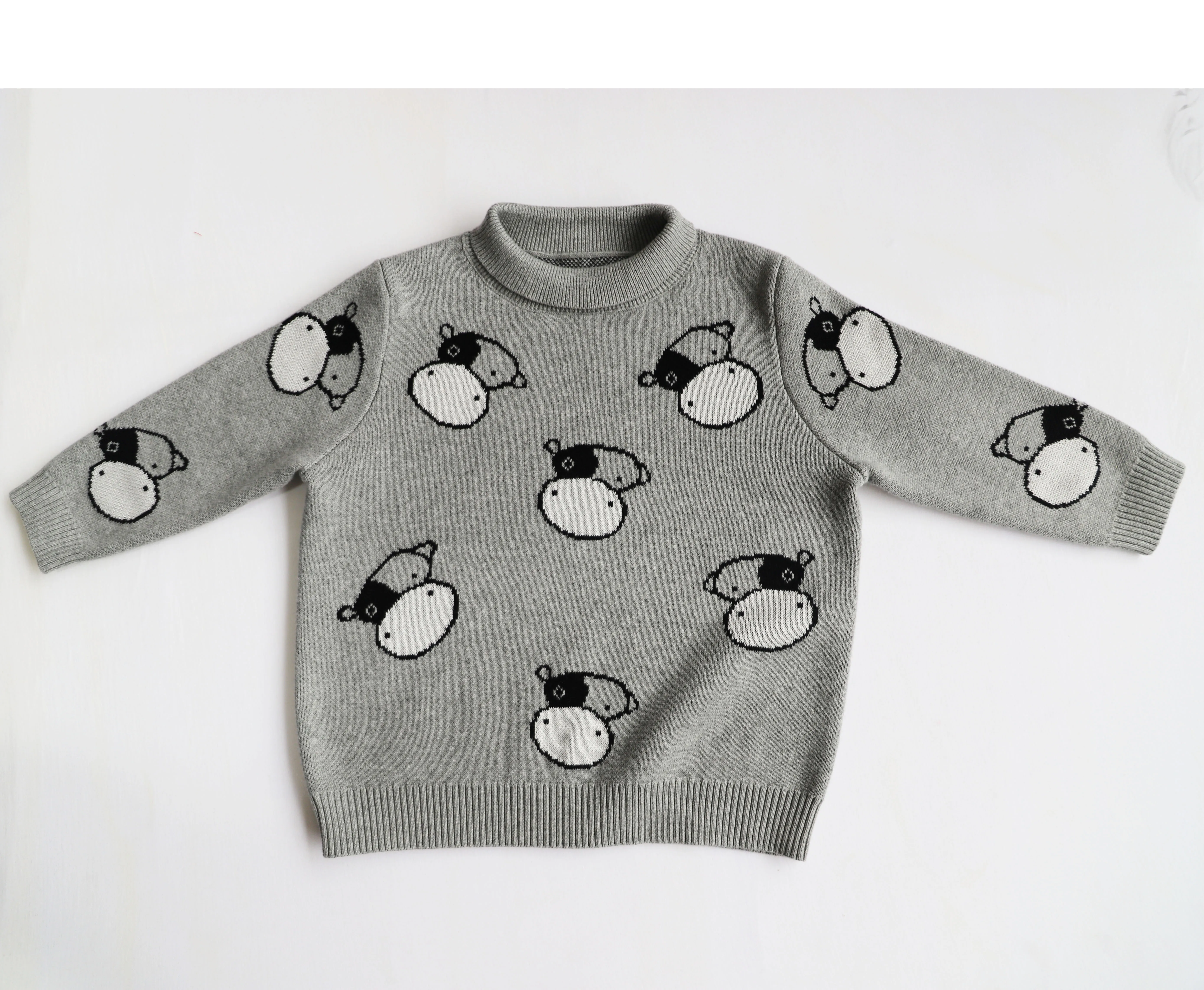 
Sweater Pullover In Multicolor Fashion Vietnam Baby Boy Kids Geometric Winter Cotton 