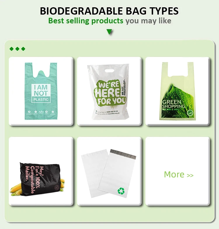100 % Biodegradable Hot water Soluble H-Cut Carry Bags (Per Kg) –  Chromogreen