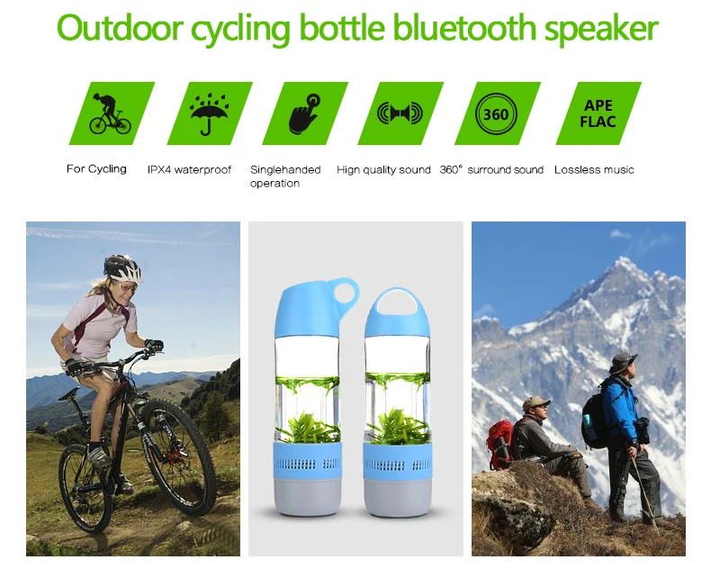 China factory high quality hifi IPX4 waterproof water bottle blue tooth speaker - ANKUX.COM
